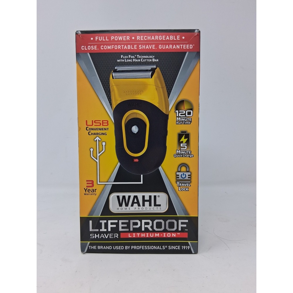 Wahl Lifeproof Shaver Rechargeable Shaver 7065L Open Box